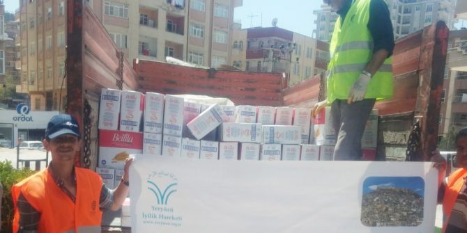 Mardin’deki Suriyelilere Ramazan Yardımı