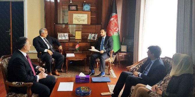 Afganistan Dışişleri Bakan Yardımcısı, Türkiye’nin Kabil Büyükelçisi İle Görüştü