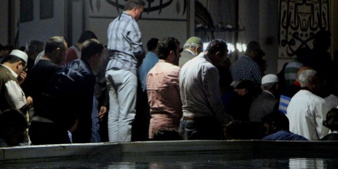 Berat Kandili’nde Tarihi Ulu Cami Doldu Taştı