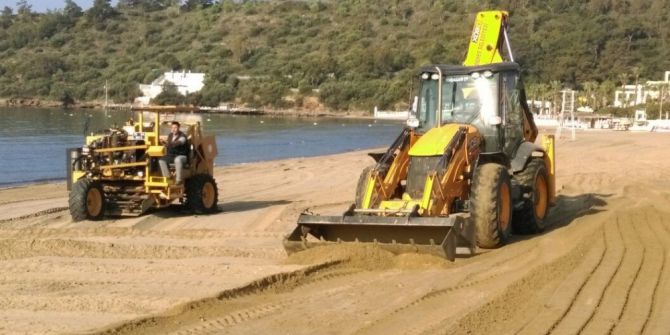 Menderes Sahilleri Yaza Hazır