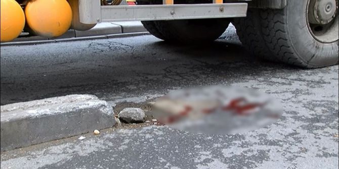 Yaşlı Adamın Ayağını Ezdi Şoka Girdi