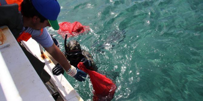 Gölköy’de Deniz Dibi Temizliği