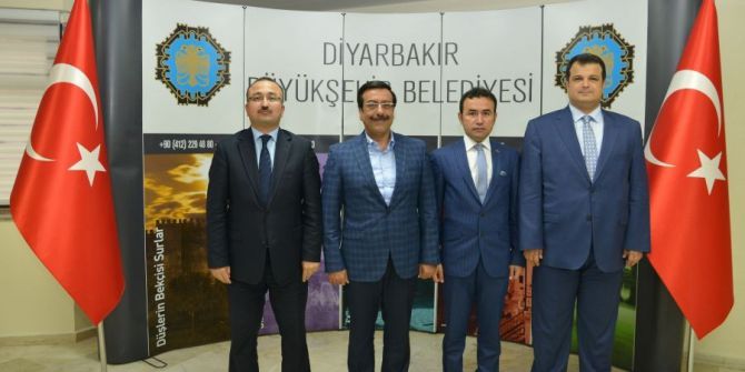 Sur, Yenişehir Ve Kayapınar’dan Başkan Atilla’ya Ziyaret