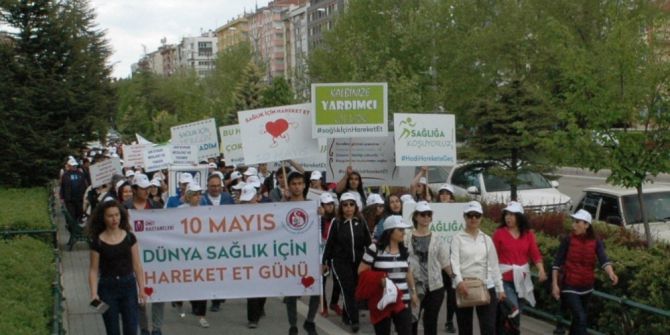 Eskişehir’de ‘Dünya Sağlık İçin Hareket Et Günü’ Yürüyüşü