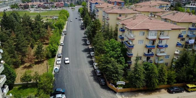 Büyükşehir Belediyesi 2.3 Kilometrelik Asfalt Çalışması Yaptı