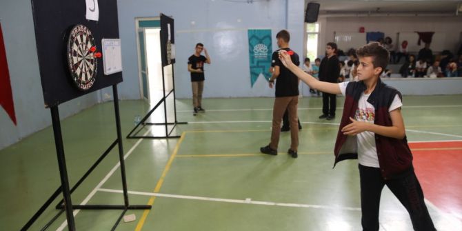 Spor Şenlikleri’nde Dart Turnuvasına İlgi Büyük