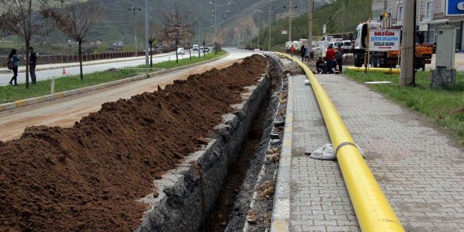 Bitlis’te Doğalgaz Çalışmaları Devam Ediyor