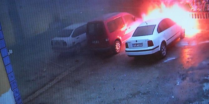 Eniştesi Aracını Kundakladı