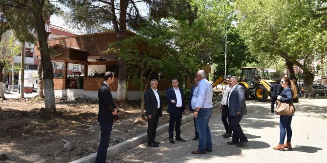 Çan Belediyesi, Prestij Caddesini Yeniliyor