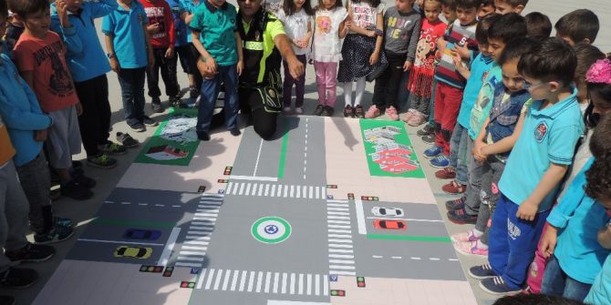 Anamur’da Öğrencilere Trafik Eğitimi Verildi