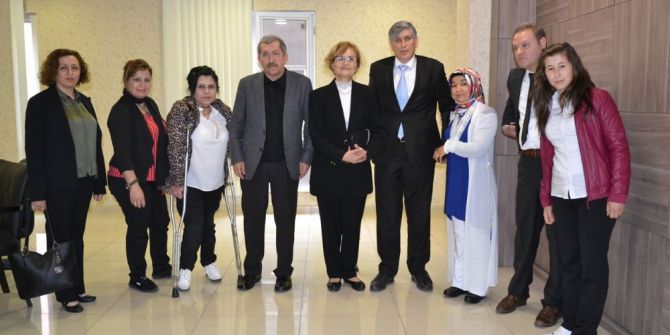 Engellilerden Başkan Vergili’ye Ziyaret