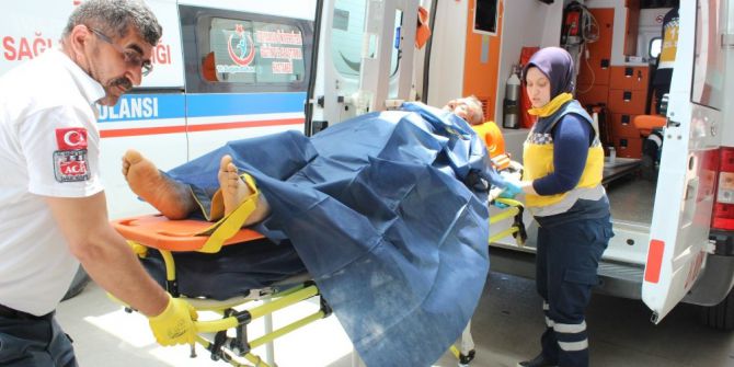 Elektrik Akımına Kapılan İnşaat İşçisi Yaralandı