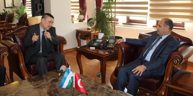 Özbekistan Ankara Büyükelçisi Kadyrov’dan Vali Aktaş’a Ziyaret