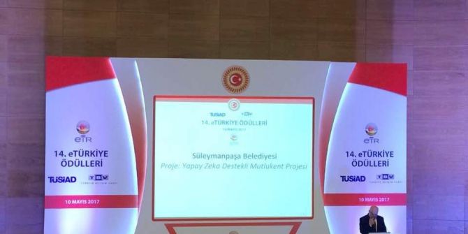 14. Etr Ödüllerinde Mutlukent Projesi İle Süleymanpaşa Belediyesi Zirvede