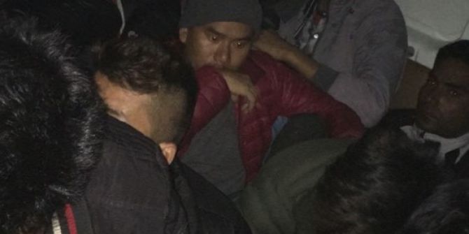 Edirne’de 21 Kaçak Göçmen Yakalandı