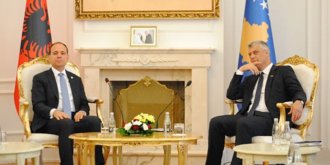 Arnavutluk Cumhurbaşkanı Nishani, Kosova’da