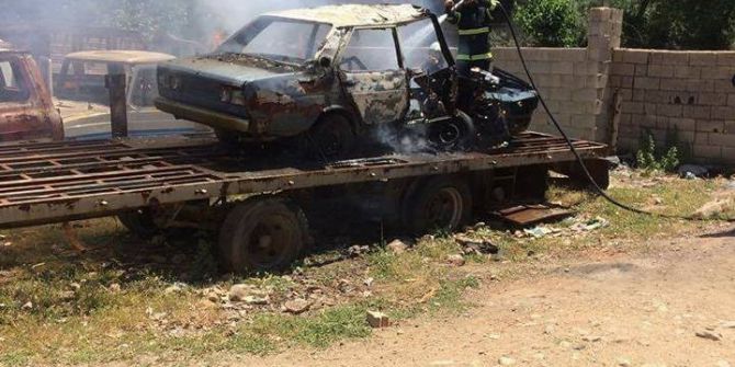 Hatay’da Yediemin Deposunda Yangın Paniği