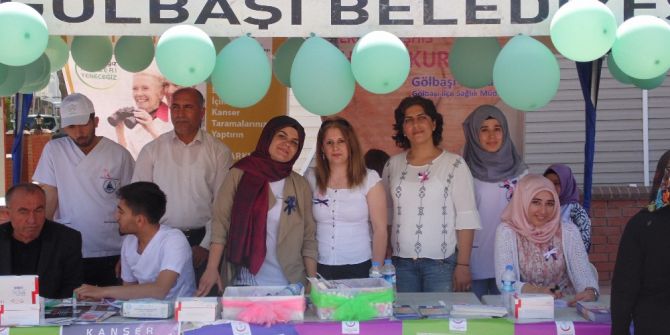 Kanserde Farkındalılık Çadırı Açıldı