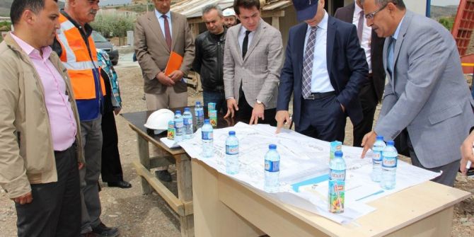 Vali Köse 112 Acil Çağrı Merkezi İnşaat Alanını İnceledi