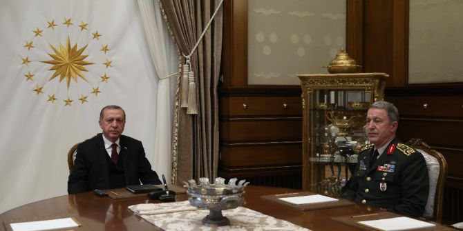 Cumhurbaşkanı Erdoğan Orgeneral Akar’ı Kabul Etti