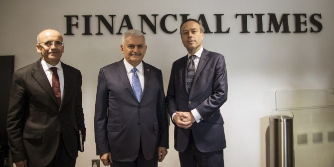 Başbakan Yıldırım, Financial Times Gazetesi Editörleriyle Görüştü