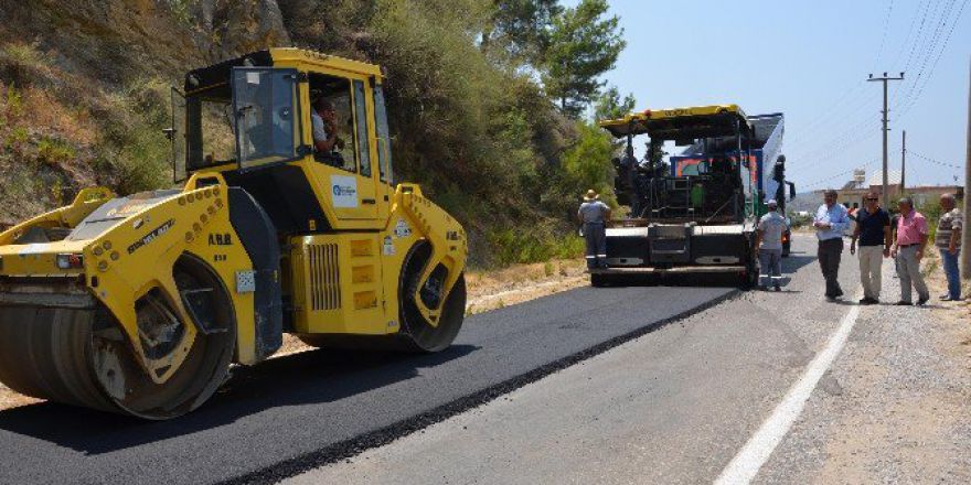 Alarahan Yoluna Sıcak Asfalt
