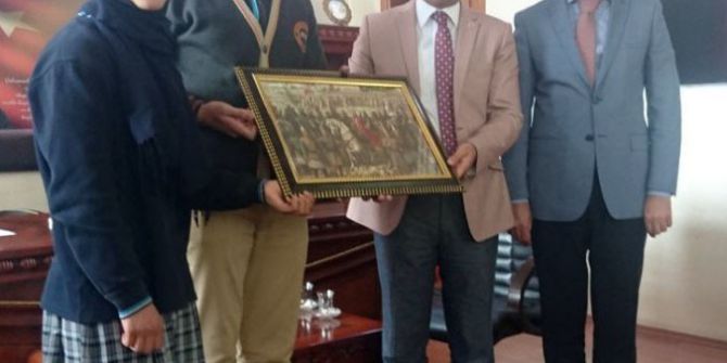 Kaymakam Çınar’a Teşekkür Ziyareti