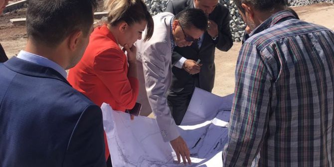 Başkan Tiryaki’den Şantiyelere Denetim