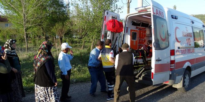 Yolun Karşısına Geçmek İsterken Yaralandı