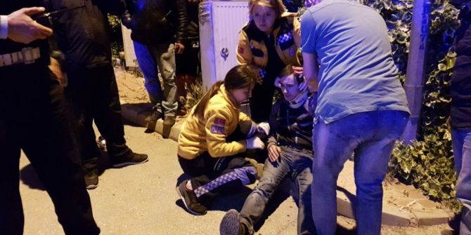 Otomobil İle Motosiklet Çarpıştı; 1 Yaralı