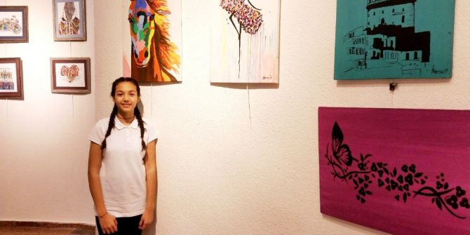 Hürriyet Okulundan Görsel Eserler