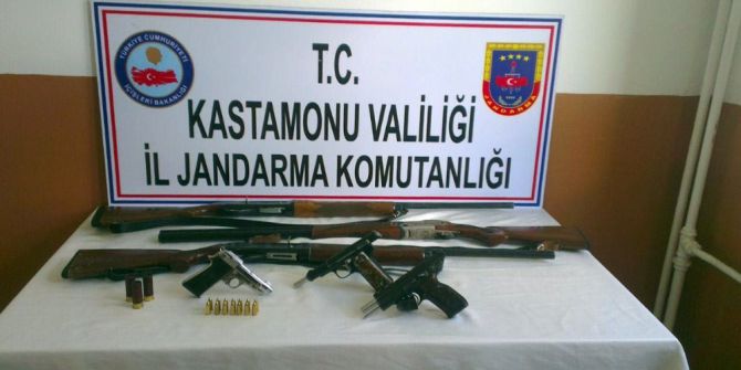 Taşköprü’de Silah Operasyonu