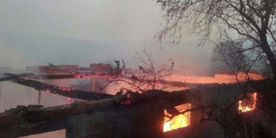 Ramazanlar Köyünde Yangın