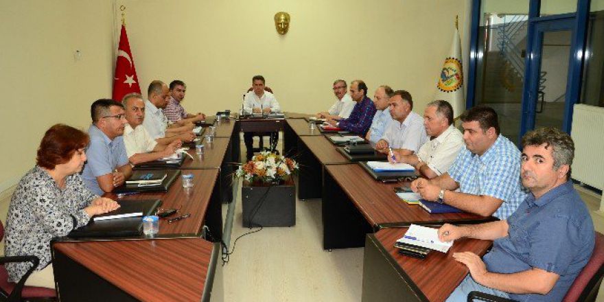 İl Özel İdaresi Şube Müdürleri Toplantısı Yapıldı