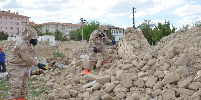 Afad’dan Gerçeğini Aratmayan Deprem Tatbikatı
