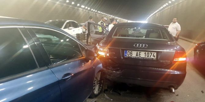 Başkentte Zincirleme Kaza