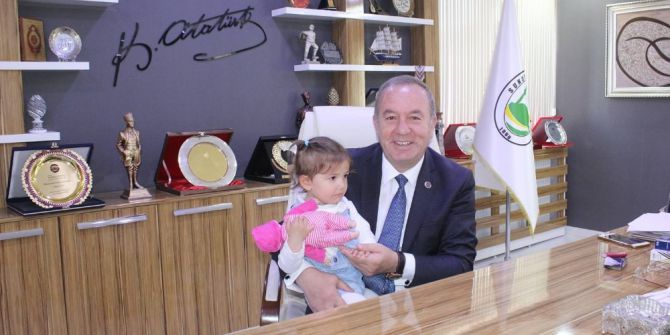 Anaokulu Öğrencilerinden Başkan Şahiner’e Ziyaret