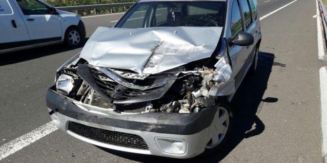 Gaziantep’te Otomobil İle Tır Çarpıştı: 1 Yaralı