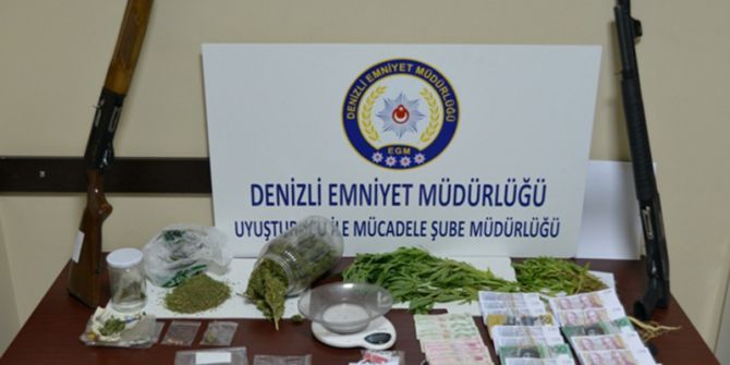 Denizli’de Uyuşturucu Operasyonu