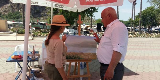 Usta Fırçalar Dalyan’ı Resmetti