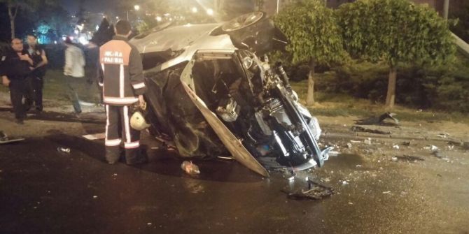 Başkentte Zincirleme Trafik Kazası: 2 Yaralı