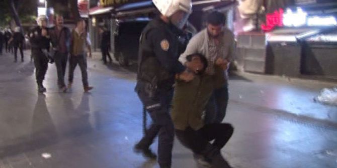 Başkent’te Khk Protestosuna Polis Müdahalesi: 12 Gözaltı