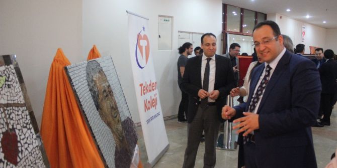 Tekden Ortaokulu’ndan ’Mozaik Resim’ Sergisi