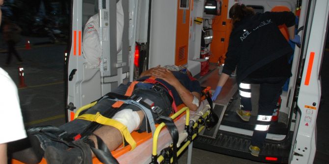 Bayramiç’te Trafik Kazası; 1 Yaralı