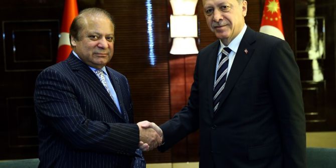 Cumhurbaşkanı Erdoğan, Pakistan Başbakanı Şerif’i Kabul Etti