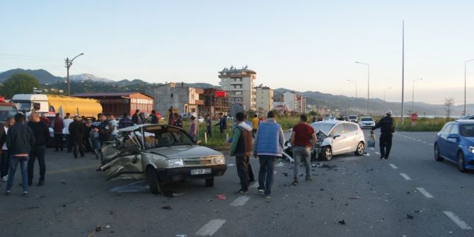 Giresun’da Trafik Kazası: 1 Ölü, 3 Yaralı