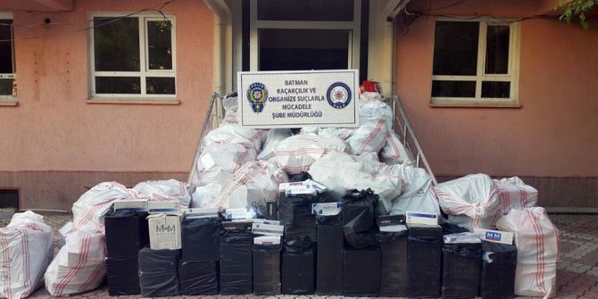 Batman’da 21 İş Yerine Kaçakçılık Operasyonu