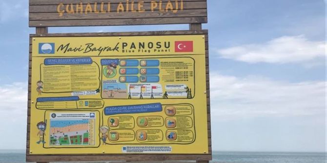 Çuhallı Plajı Mavi Bayrağı Aldı