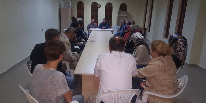 Ak Parti Merkez İlçe Başkanı Yıldırım, Partilerinin Hürriyet Mahallesi Yapılanmasıyla Bir Araya Geldi