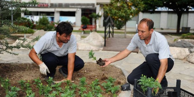 Karşıyaka Yaz Çiçekleriyle Süsleniyor